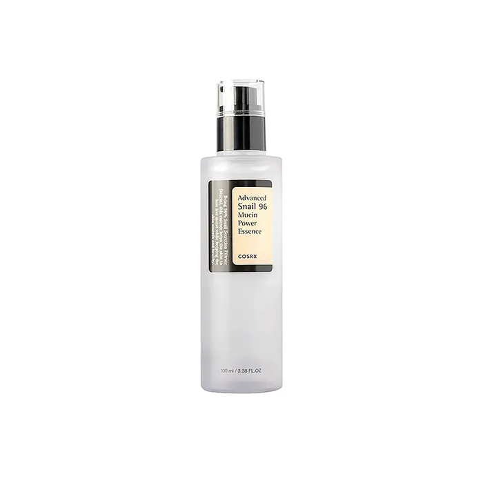 Snail 96 Mucin Essence contains 96% Snail Mucin, which helps repair and soothe red, sensitized skin after breakouts by replenishing moisture deep into your skin