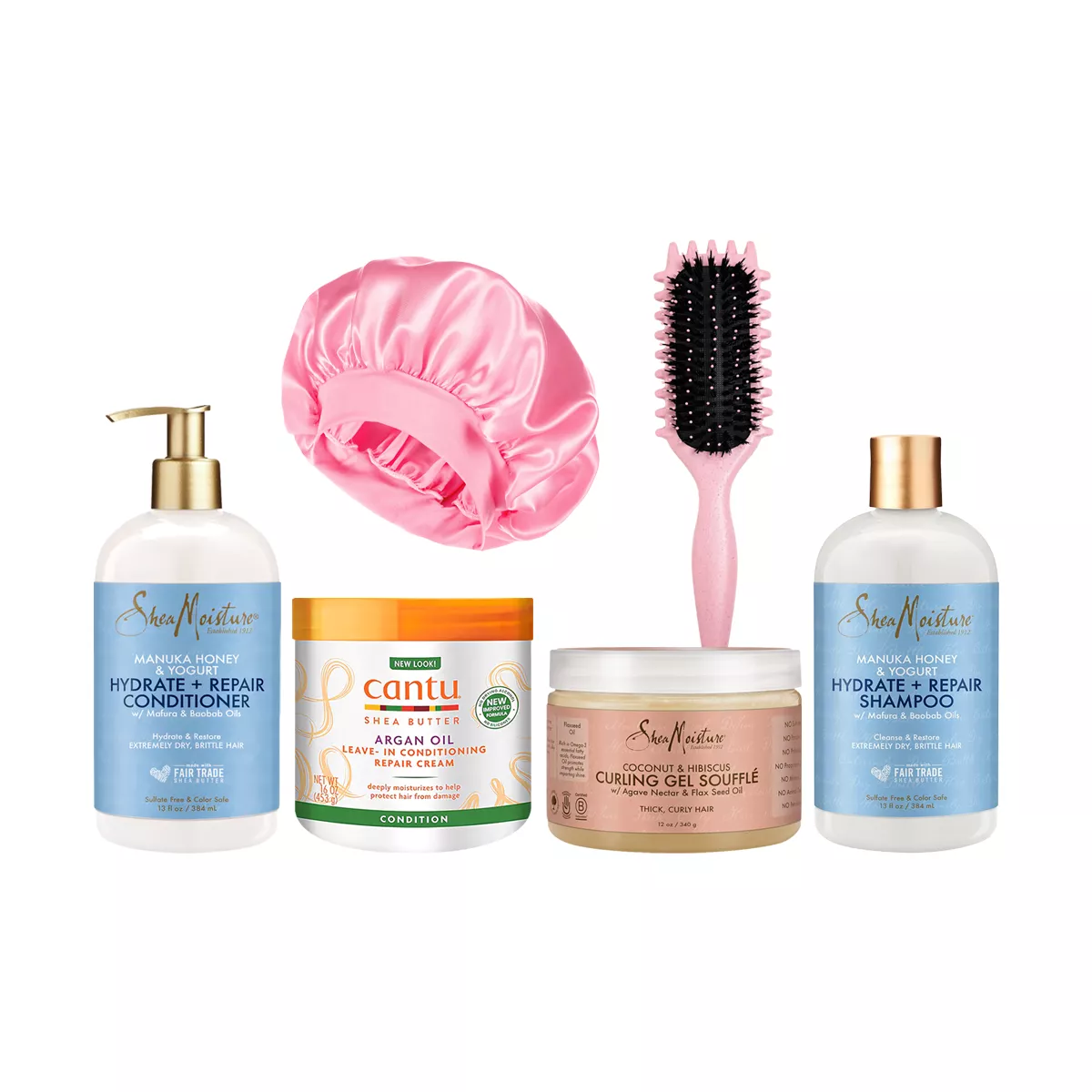 Curly Hair Care Essentials Set