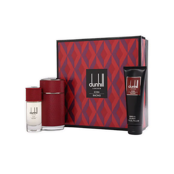 Dunhill Icon Racing Red Gift Set By Dunhill EDP For Men - 3 Pieces