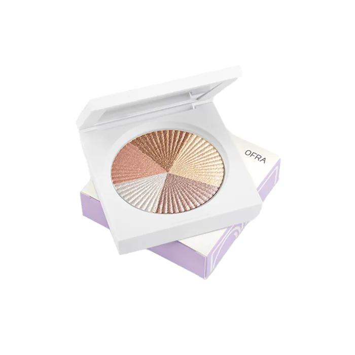 OFRA Highlighter Beverly Hills Beige, White, pink
