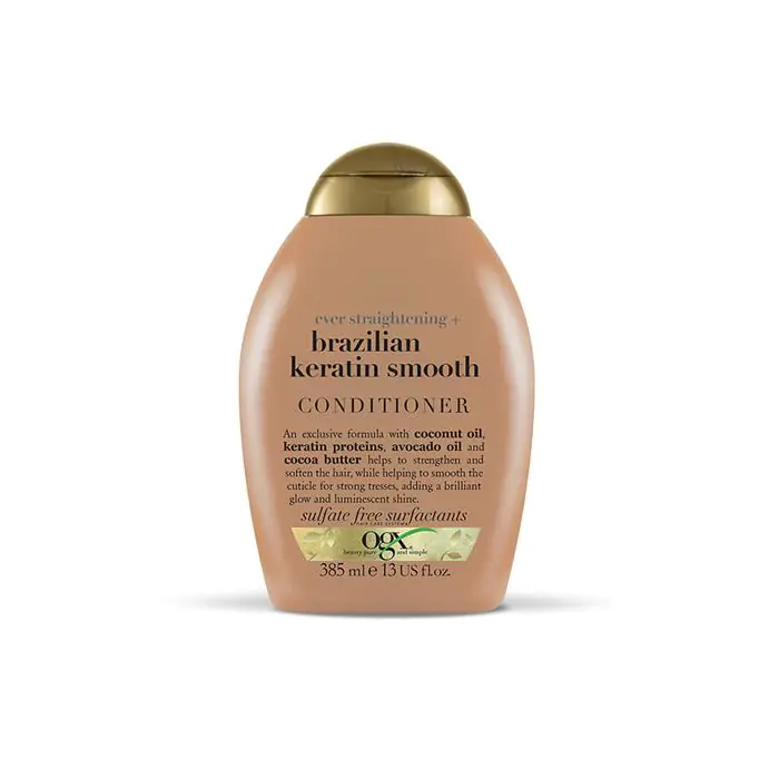 OGX Ever Strength Plus Brazilian Keratin Smooth Conditioner - 385 ml