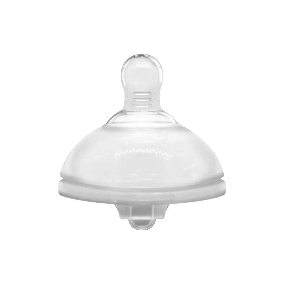 Pur Gentle Touch Wide Neck Nipple Medium M 3-6 Months - 2 Pieces