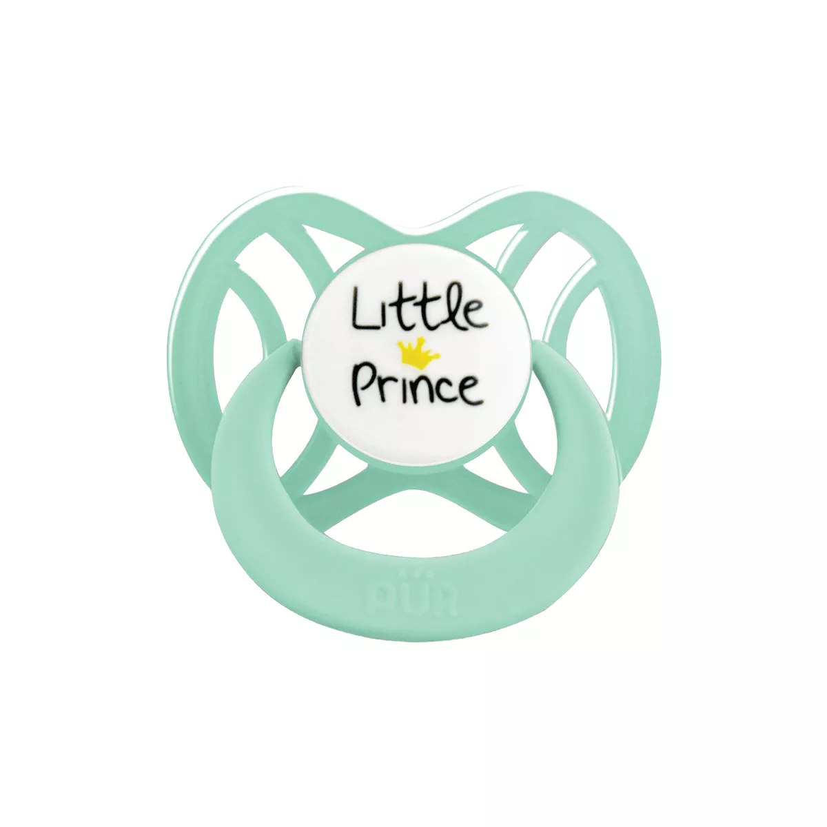 Pur Ventilated Symmetric Silicone Soother Green 6+ Months - 1 Piece