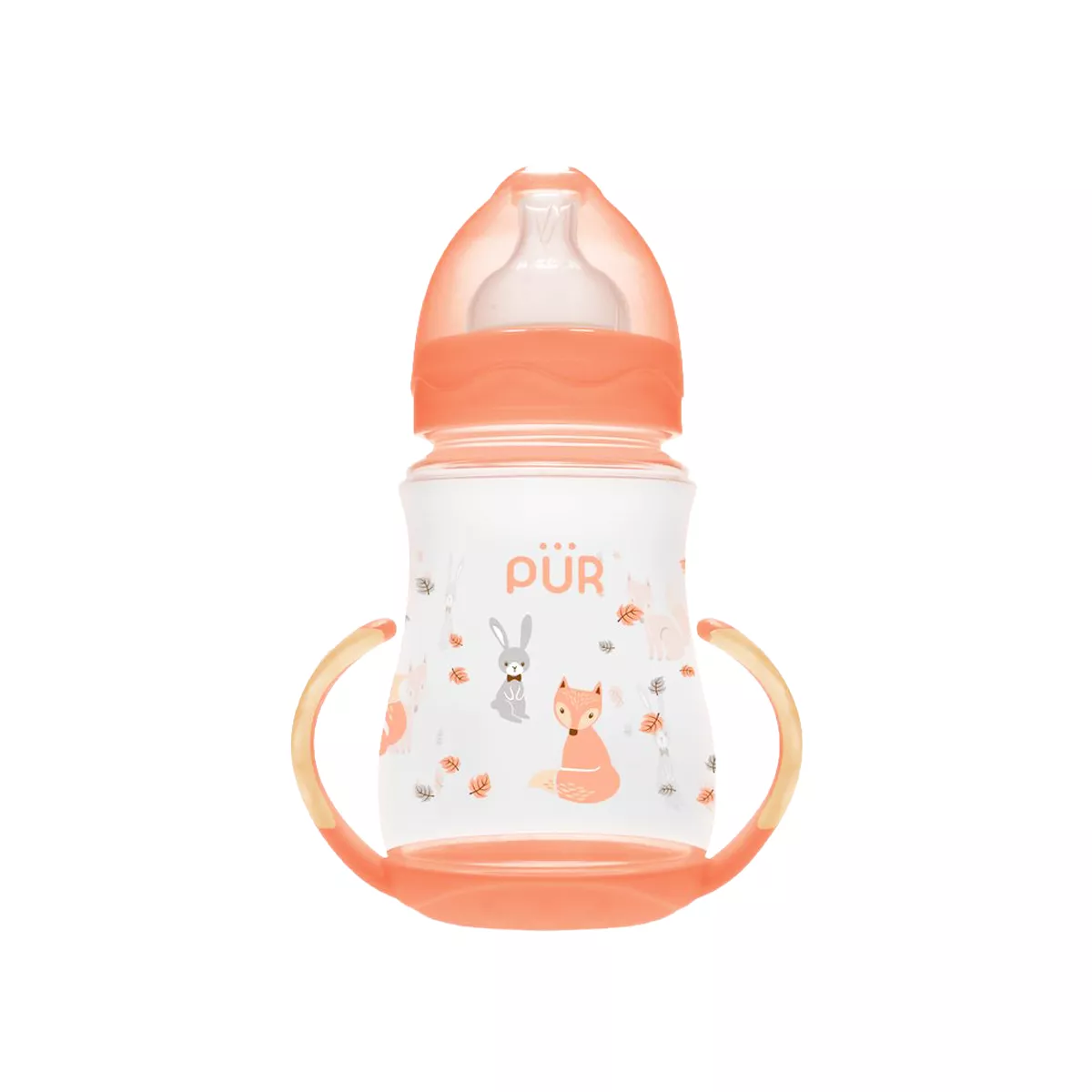Pur Wide Neck Bottle With Base Handle 6+ Months - 250 ml