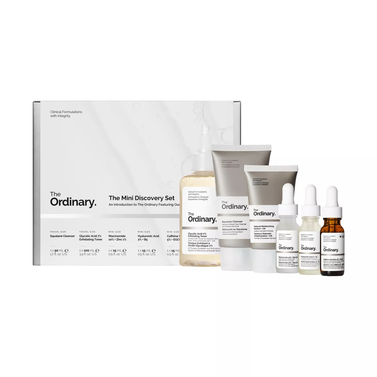 The Ordinary The O. Mini Discovery Set - 6 Pieces