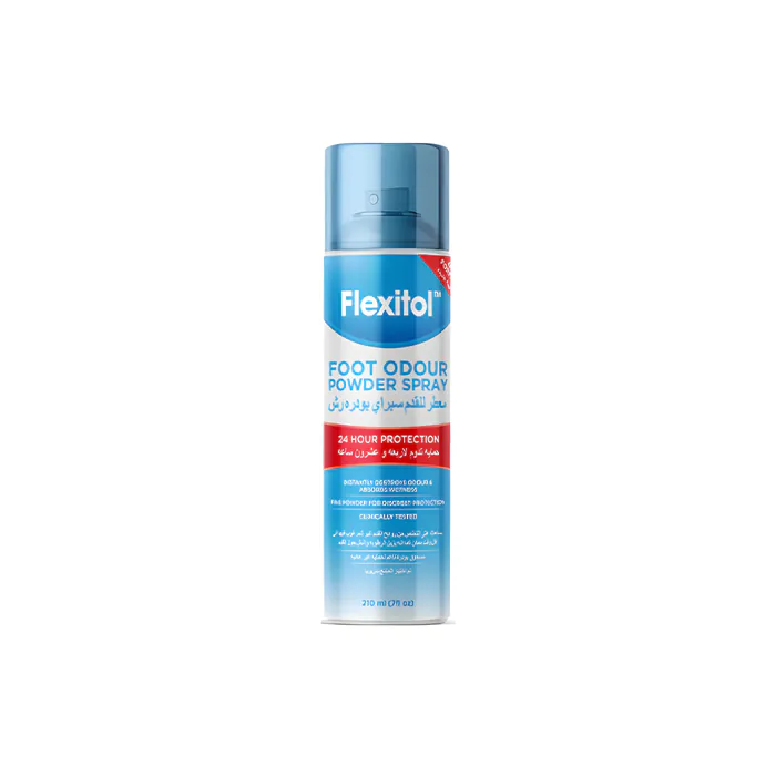 Flexitol Foot Odour Powder Spray 24H - 210 ml