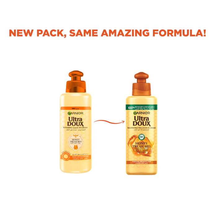 Garnier Ultra Doux Honey Treasures Leave-In Cream -200ml