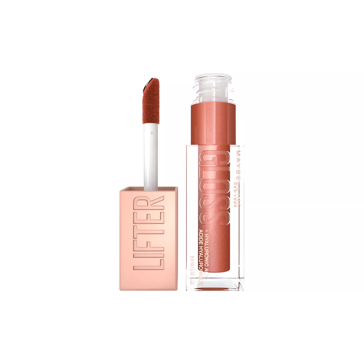 Maybelline New York Lifter Gloss with Hyaluronic Acid Lip Gloss No. 017 Copper - 5.4 ml