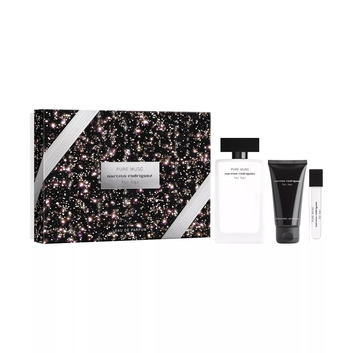 Pure Musc For Her Set By Narciso Rodriguez EDP For Women - 3 Pieces